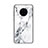 Custodia Silicone Gel Laterale Fantasia Modello Specchio Cover per Huawei Mate 30 5G Bianco