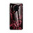 Custodia Silicone Gel Laterale Fantasia Modello Specchio Cover per Huawei Mate 30 5G Rosso