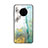 Custodia Silicone Gel Laterale Fantasia Modello Specchio Cover per Huawei Mate 30E Pro 5G Verde