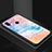 Custodia Silicone Gel Laterale Fantasia Modello Specchio Cover per Huawei P Smart+ Plus Arancione