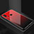 Custodia Silicone Gel Laterale Fantasia Modello Specchio Cover per Huawei P Smart+ Plus Rosso