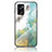 Custodia Silicone Gel Laterale Fantasia Modello Specchio Cover per Oppo A76 Verde