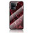 Custodia Silicone Gel Laterale Fantasia Modello Specchio Cover per Oppo A94 4G Rosso