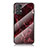 Custodia Silicone Gel Laterale Fantasia Modello Specchio Cover per Samsung Galaxy A23 5G Rosso