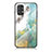 Custodia Silicone Gel Laterale Fantasia Modello Specchio Cover per Samsung Galaxy A23 5G Verde