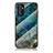 Custodia Silicone Gel Laterale Fantasia Modello Specchio Cover per Samsung Galaxy A35 5G Blu