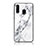 Custodia Silicone Gel Laterale Fantasia Modello Specchio Cover per Samsung Galaxy A40s Bianco