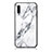 Custodia Silicone Gel Laterale Fantasia Modello Specchio Cover per Samsung Galaxy A50 Bianco