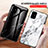 Custodia Silicone Gel Laterale Fantasia Modello Specchio Cover per Samsung Galaxy A51 4G