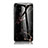 Custodia Silicone Gel Laterale Fantasia Modello Specchio Cover per Samsung Galaxy A51 4G Oro e Nero