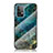 Custodia Silicone Gel Laterale Fantasia Modello Specchio Cover per Samsung Galaxy A52s 5G Blu