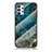Custodia Silicone Gel Laterale Fantasia Modello Specchio Cover per Samsung Galaxy A53 5G Blu
