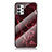 Custodia Silicone Gel Laterale Fantasia Modello Specchio Cover per Samsung Galaxy A53 5G Rosso