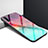 Custodia Silicone Gel Laterale Fantasia Modello Specchio Cover per Samsung Galaxy A70 Ciano