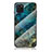 Custodia Silicone Gel Laterale Fantasia Modello Specchio Cover per Samsung Galaxy A81 Blu