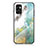 Custodia Silicone Gel Laterale Fantasia Modello Specchio Cover per Samsung Galaxy F23 5G Verde