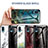 Custodia Silicone Gel Laterale Fantasia Modello Specchio Cover per Samsung Galaxy M02
