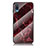 Custodia Silicone Gel Laterale Fantasia Modello Specchio Cover per Samsung Galaxy M02 Rosso