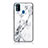 Custodia Silicone Gel Laterale Fantasia Modello Specchio Cover per Samsung Galaxy M21 Bianco