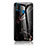 Custodia Silicone Gel Laterale Fantasia Modello Specchio Cover per Samsung Galaxy M21 Oro e Nero