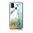 Custodia Silicone Gel Laterale Fantasia Modello Specchio Cover per Samsung Galaxy M21 Verde