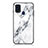 Custodia Silicone Gel Laterale Fantasia Modello Specchio Cover per Samsung Galaxy M21s Bianco