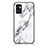 Custodia Silicone Gel Laterale Fantasia Modello Specchio Cover per Samsung Galaxy M23 5G Bianco