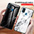 Custodia Silicone Gel Laterale Fantasia Modello Specchio Cover per Samsung Galaxy M30s