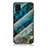 Custodia Silicone Gel Laterale Fantasia Modello Specchio Cover per Samsung Galaxy M31 Prime Edition Blu