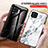 Custodia Silicone Gel Laterale Fantasia Modello Specchio Cover per Samsung Galaxy M32 4G