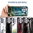 Custodia Silicone Gel Laterale Fantasia Modello Specchio Cover per Samsung Galaxy M32 5G