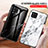 Custodia Silicone Gel Laterale Fantasia Modello Specchio Cover per Samsung Galaxy M42 5G