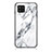 Custodia Silicone Gel Laterale Fantasia Modello Specchio Cover per Samsung Galaxy M42 5G Bianco