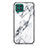 Custodia Silicone Gel Laterale Fantasia Modello Specchio Cover per Samsung Galaxy M62 4G Bianco