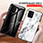 Custodia Silicone Gel Laterale Fantasia Modello Specchio Cover per Samsung Galaxy M80S