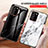 Custodia Silicone Gel Laterale Fantasia Modello Specchio Cover per Samsung Galaxy Note 20 Ultra 5G