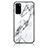 Custodia Silicone Gel Laterale Fantasia Modello Specchio Cover per Samsung Galaxy S20 5G Bianco