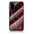Custodia Silicone Gel Laterale Fantasia Modello Specchio Cover per Samsung Galaxy S20 5G Rosso