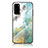 Custodia Silicone Gel Laterale Fantasia Modello Specchio Cover per Samsung Galaxy S20 5G Verde