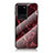 Custodia Silicone Gel Laterale Fantasia Modello Specchio Cover per Samsung Galaxy S20 Ultra 5G Rosso