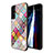 Custodia Silicone Gel Laterale Fantasia Modello Specchio Cover per Samsung Galaxy S21 5G