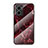 Custodia Silicone Gel Laterale Fantasia Modello Specchio Cover per Xiaomi Redmi Note 11E 5G Rosso