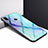 Custodia Silicone Gel Laterale Fantasia Modello Specchio Cover per Xiaomi Redmi Note 7 Cielo Blu