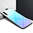 Custodia Silicone Gel Laterale Fantasia Modello Specchio Cover S01 per Huawei Y9s Cielo Blu