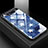 Custodia Silicone Gel Laterale Fantasia Modello Specchio Cover S01 per Samsung Galaxy A90 4G Blu