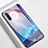 Custodia Silicone Gel Laterale Fantasia Modello Specchio Cover S01 per Samsung Galaxy Note 10 5G Cielo Blu