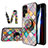 Custodia Silicone Gel Laterale Fantasia Modello Specchio Cover S01 per Samsung Galaxy S23 Ultra 5G