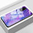 Custodia Silicone Gel Laterale Fantasia Modello Specchio Cover S02 per Huawei Honor V30 5G Viola