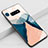 Custodia Silicone Gel Laterale Fantasia Modello Specchio Cover S02 per Samsung Galaxy S10e Arancione