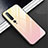 Custodia Silicone Gel Laterale Fantasia Modello Specchio Cover S02 per Xiaomi Mi 10 Rosa